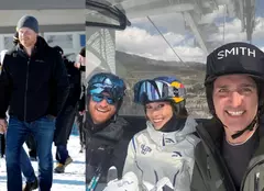 Escapadă de lux pe pârtie! Prințul Harry, surprins cu Justin Trudeau și Katy Perry la schi. Imagini inedite cu Ducele de Sussex