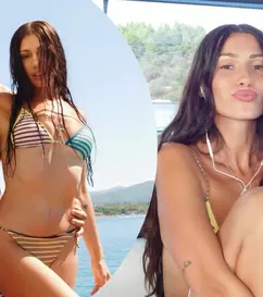 Alina Eremia, imagini rare din vacanța din Grecia alături de soțul ei. Cum s-au fotografiat cei doi
