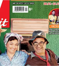 TV Satelit 24/2025: „Las Fierbinți”, pe copertă! Ghid TV complet 28 noiembrie – 11 decembrie