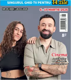 TV Satelit nr. 05/2026: Oase și Maria, învingători la „Power Couple”! Tot ce vezi la TV în următoarele două săptămâni