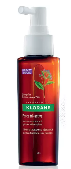 Ser tonifiant ce combate căderea părului, Klorane, Force tri-active, 175 lei