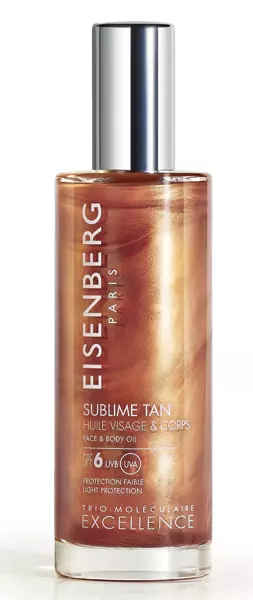 Ulei protecție solară Sublime tan, Eisenberg, SPF 6, 229 lei (disponibil în Douglas)