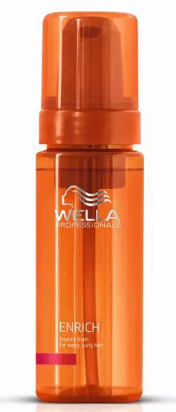 Spumă pentru păr ondulat, Wella Professionals, Enrich Bouncy Foam, 60 lei