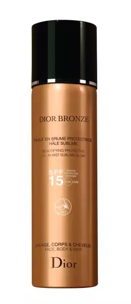Spray pentru față, corp, păr, Dior, Dior Bronze Oil in Mist SPF15, 195 lei