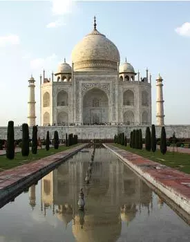 Taj-Mahal, la apus