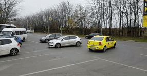 S-a făcut sens giratoriu la intersecția dintre Dimitrie Pompeiu și Șoseaua Petricani