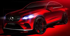Mercedes-Benz GLC Coupe - O nouă imagine teaser