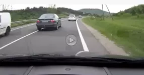 La un pas de dezastru. O depășire făcută fără cap și o manevră de evitare