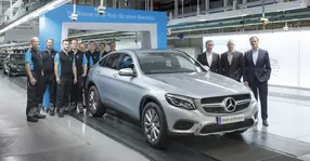 Mercedes-Benz GLC Coupe a intrat pe linia de asamblare