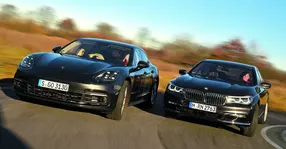 Porsche Panamera versus BMW Seria 7: Dieseluri superrapide