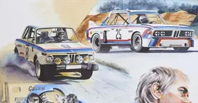 Proiectul de artă "Blue Hero" a fost lansat în prezenţa fondatorului diviziei BMW M