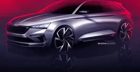 Skoda Vision RS: primele imagini ale conceptului pregătit pentru Paris