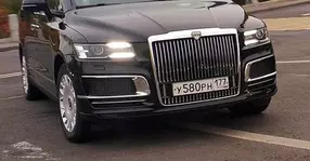 Aurus Arsenal: noua mașină a lui Vladimir Putin a fost surprinsă pe străzi