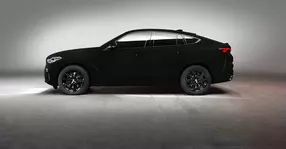 BMW X6 Vantablack - cea mai neagră mașină din lume