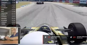 Cum se descurcă un pilot F1 în sim racing doar cu controller? Ne arată Villeneuve