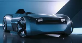 Pe caroserie scrie Triumph TR25, dar obiectul a fost creat de studioul Makkina sub supervizare BMW. Și nu arată rău deloc!