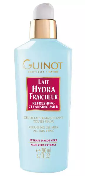 Lapte demachiant gel, Lait Hydra Fraicheur, Guinot, 112 lei