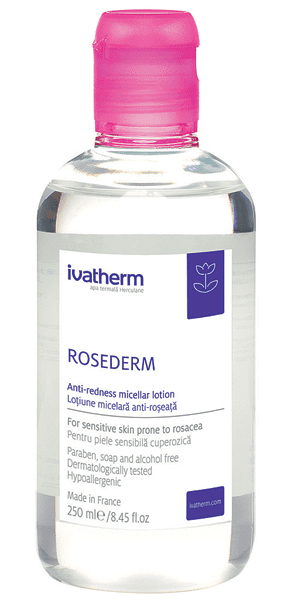 Apă micelară pentru piele cuperozică, Ivatherm, Rosederm, 49,5 lei