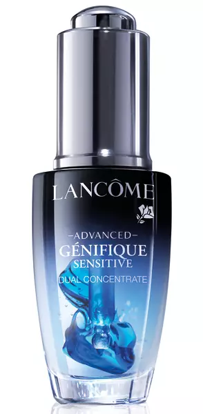 Ser antioxidant împotriva poluării, Lancôme, Génifique Sensitive Dual Concentrate, 359 lei