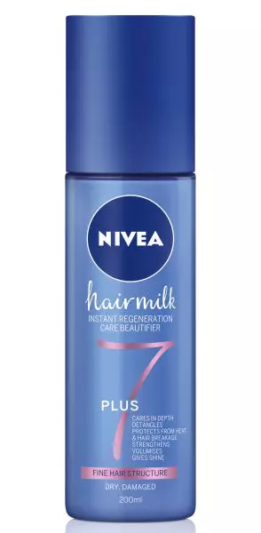 Balsam spray pentru păr subțire, Nivea, Hairmilk 7+, 19,50 lei