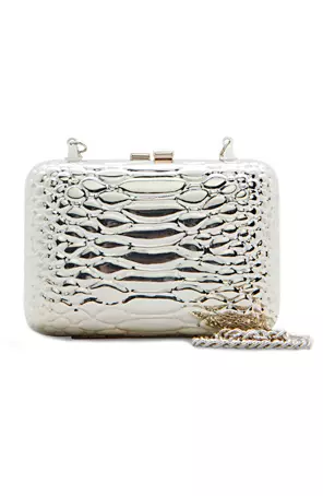 Clutch din metal, Mango, 169 lei