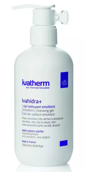 Gel de spălare, piele sensibilă, foarte uscată sau atopică, Ivatherm, Ivahidra+, 52,51 lei
