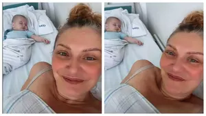 Cristina Cioran, internată cu fiul ei, Max. Actrița își sărbătorește ziua de naștere în spital