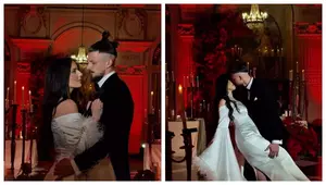 Cât costă rochia de mireasă a Ioanei Stan, purtată la nunta cu Radu Drăgușin. Mirii au ales un tort aparte