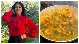 Creveți cu sos roșu, rețeta Gabrielei Cristea. Ingredientul secret care transformă preparatul într-un deliciu