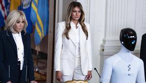 Ce i-a șoptit Melania Trump lui Brigitte Macron la ureche, la summitul organizat la Washington: „Sunt malefici”