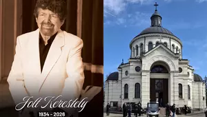 Jolt Kerestely, înmormântat la Cimitirul Bellu. Imagini de la funeralii. Marcel Pavel, Ozana Barabancea și Silvia Dumitrescu i-au adus un ultim omagiu