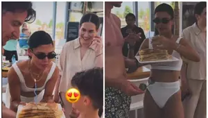 Andreea Popescu, apariție spectaculoasă în costum de baie, alături de Rareș Cojoc. Cum s-au distrat în familie