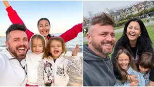 Gabriela Cristea și soțul ei, criticați de internauți după o imagine cu cele două fetițe în mediul online: „Bârfitoarelor” 