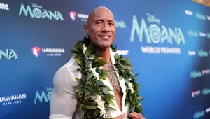 Imagini rare cu fiicele lui Dwayne Johnson. Cele trei fete și-au susținut tatăl pe covorul roșu