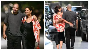 Katie Holmes iubește din nou! Actrița, surprinsă în compania artistului Jason Bard Yarmosky, cu 9 ani mai tânăr