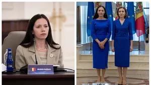 Mirabela Grădinaru și Maia Sandu, apariție spectaculoasă în ținute asortate la conferința de la Chișinău! Detaliul care le-a unit