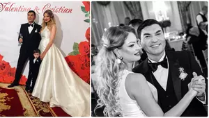 Imagini rare de la nunta Valentinei Pelinel cu Cristi Borcea. Au fost făcute publice după 8 ani de căsnicie