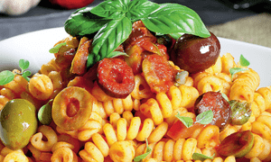 Paste cu sos de masline