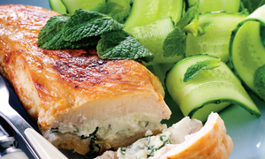 Piept de pui umplut cu branza