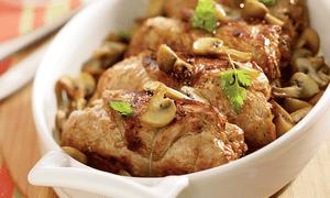 Papiote de vitel cu ciuperci