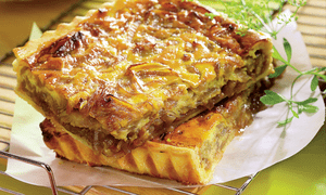 Tarta cu ceapa caramelizata