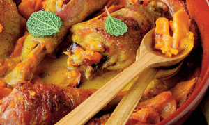 Friptura de pui cu dovleac