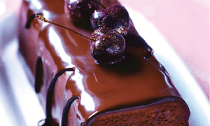 Prăjitură marchiza cu ciocolată și vișine