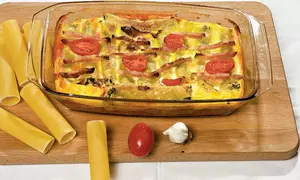 Cannelloni umplute cu urdă și spanac