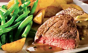 Carne de vită cu sos alb