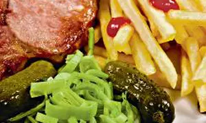 Cotlet de porc cu sos picant