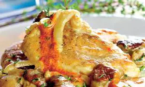 Piept de pui cu ciuperci