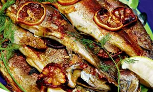 Păstrăvi la grătar