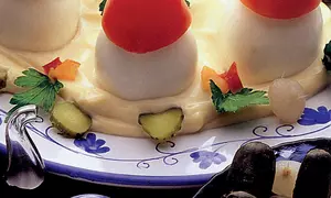 Ciupercuţe de ouă cu maioneză