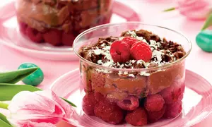 Cremă de ciocolată cu zmeură